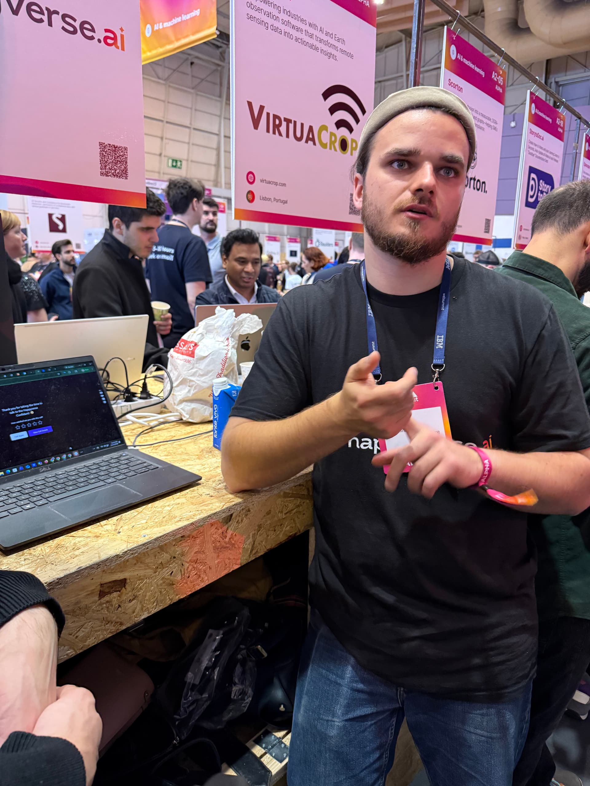 Happyverse team at Web Summit